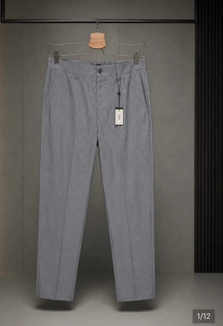 NWT: John Varvatos Blue Hemp Blend Lightweight Pants